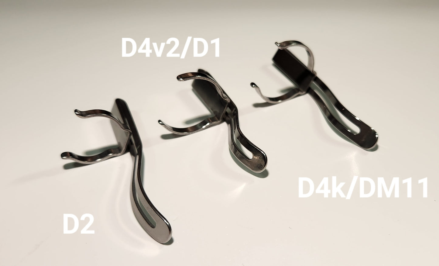 Emisar Noctigon Stainless Pocket Clips