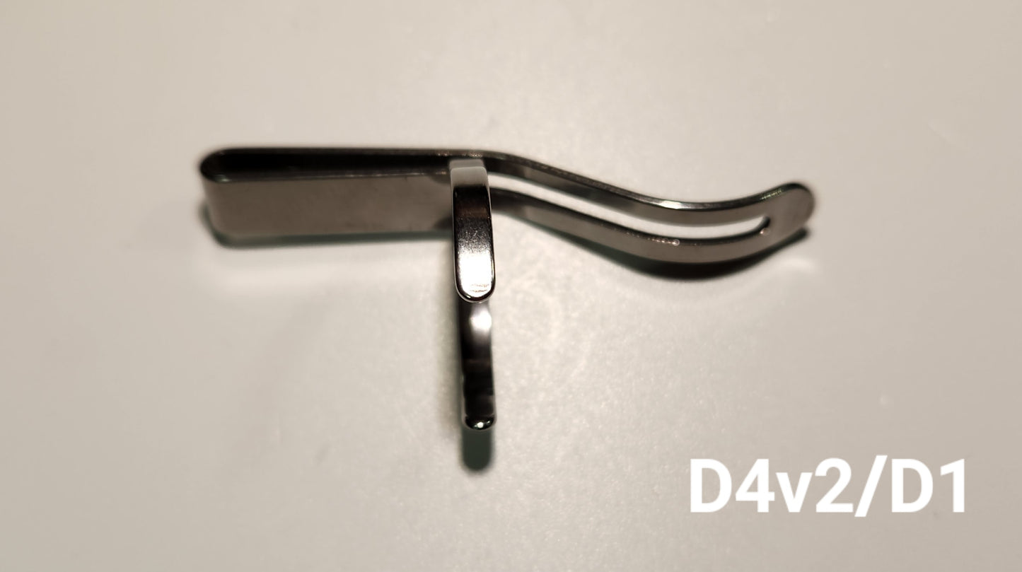 Emisar Noctigon Stainless Pocket Clips