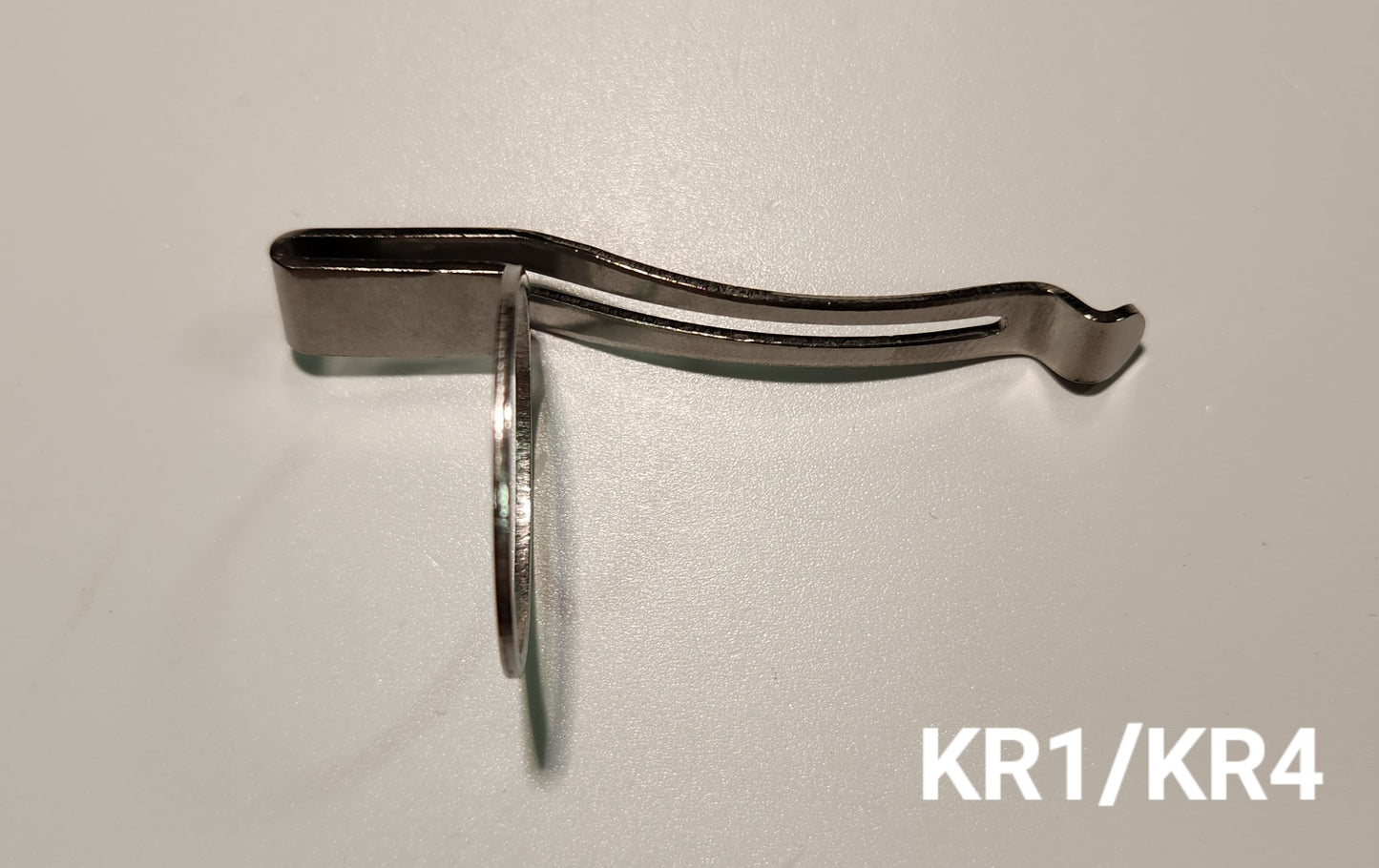 Emisar Noctigon Stainless Pocket Clips KR1 KR4 STAINLESS (DEEP CARRY)