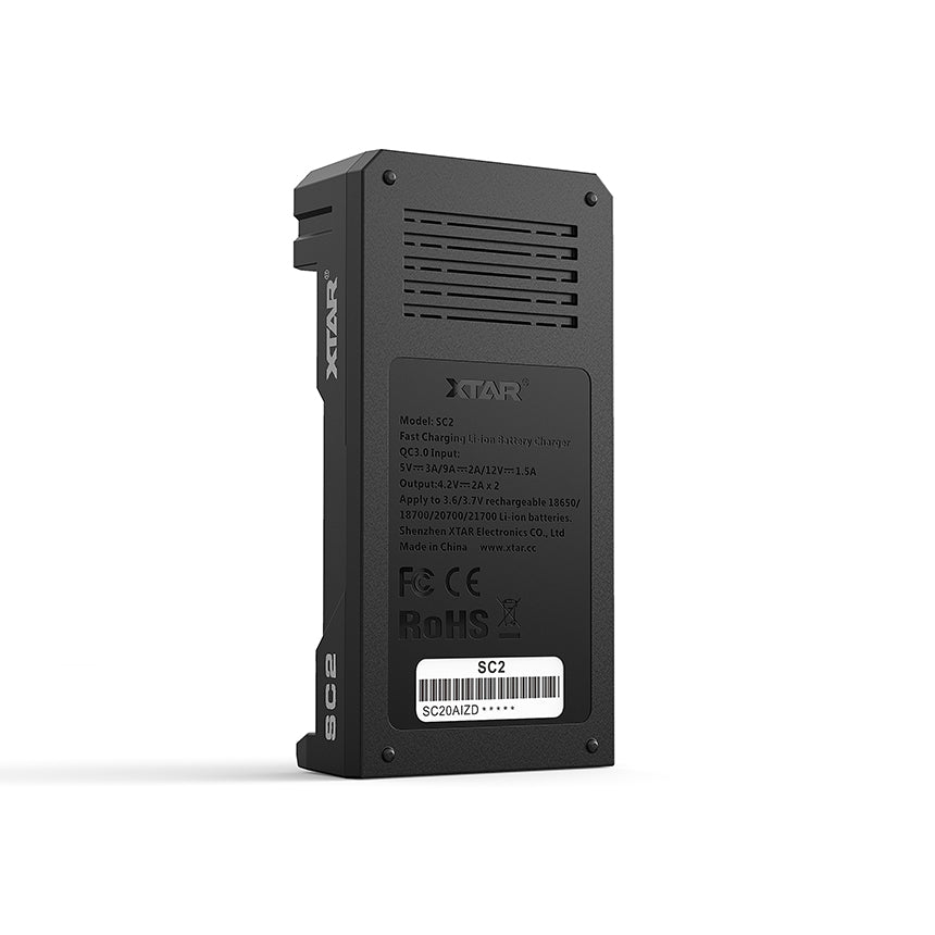 XTAR SC2 3A QC3.0 Fast Lithium-Ion Battery Charger