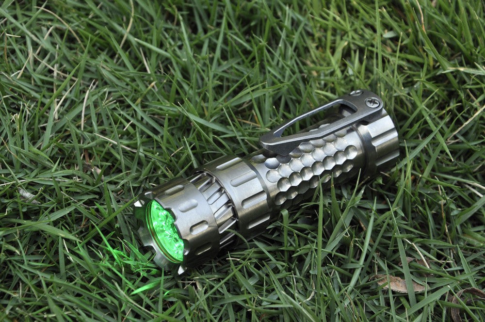 Maeerxu MT3 Titanium 18350 Nichia 519A Led Flashlight
