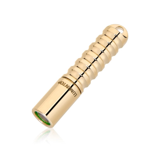 LUMINTOP WORM BRASS 120LM EDC MINI KEYCHAIN LED FLASHLIGHT