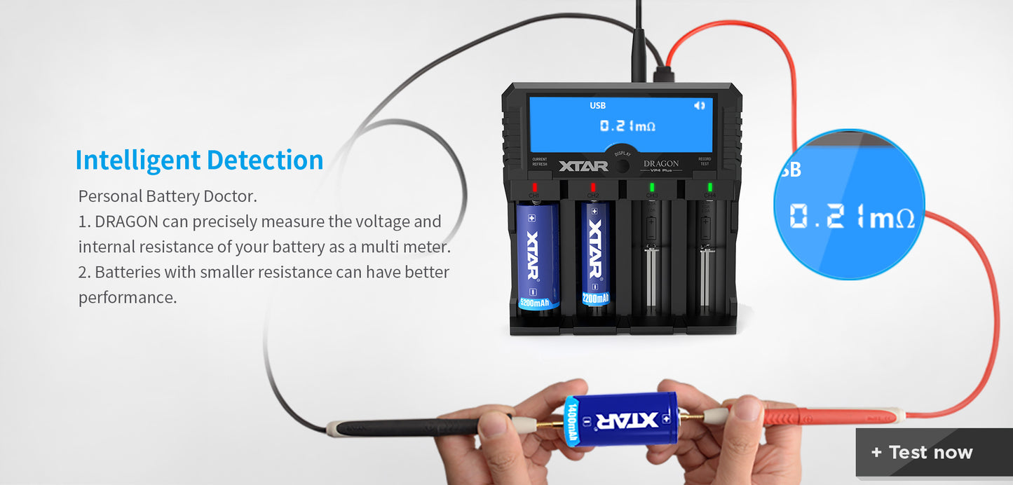 XTAR DRAGON VP4 Plus Battery Charger