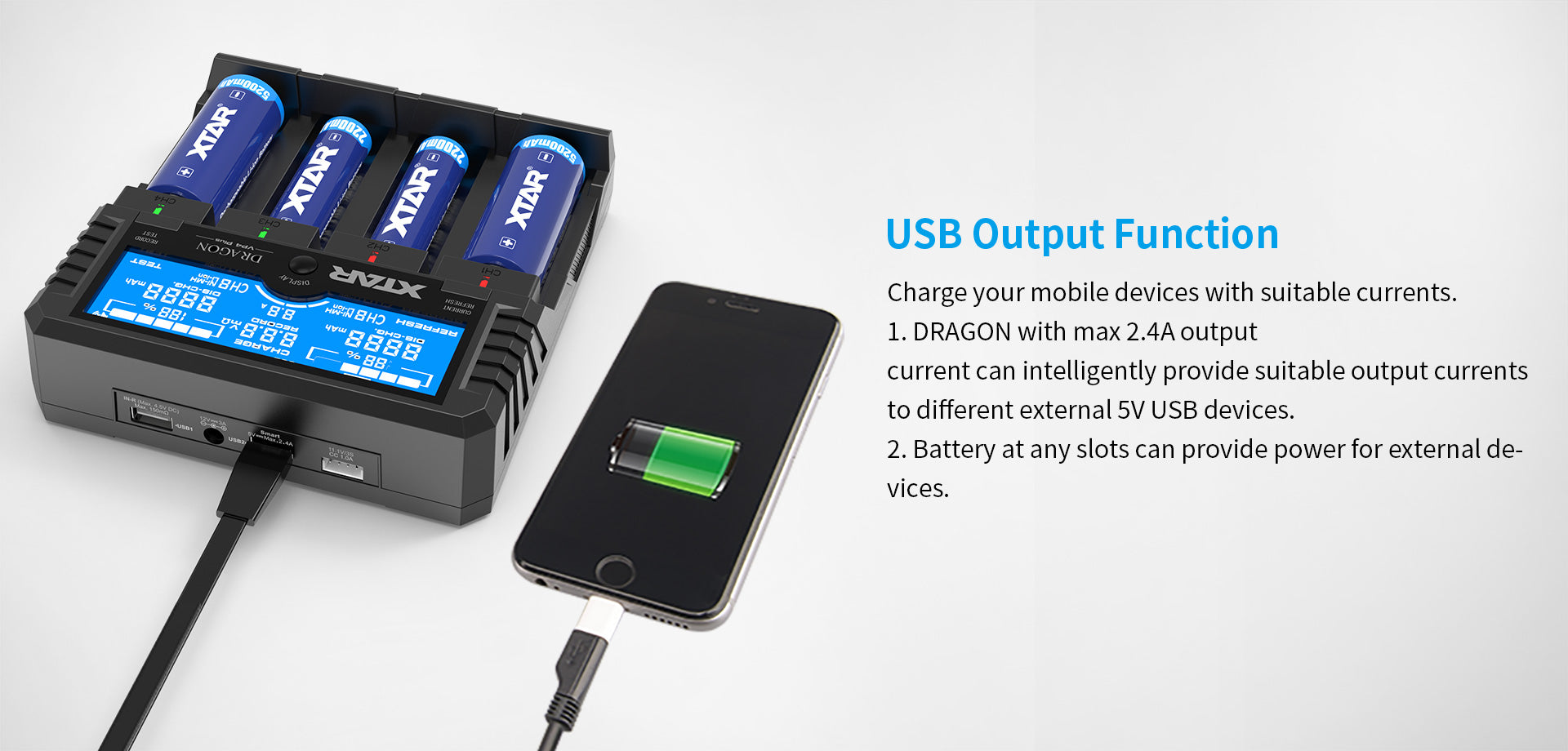 XTAR DRAGON VP4 Plus Battery Charger