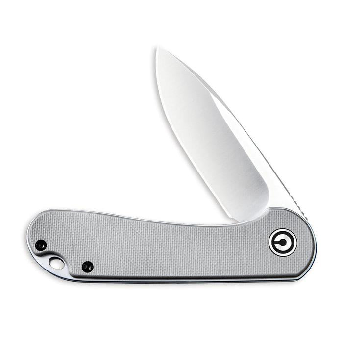 Civivi Elementum Flipper Knife - Gray G10 Handle (2.96'' Satin D2) C 907B