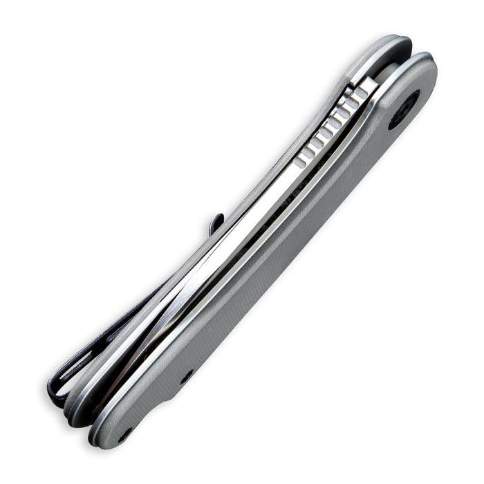 Civivi Elementum Flipper Knife - Gray G10 Handle (2.96'' Satin D2) C 907B