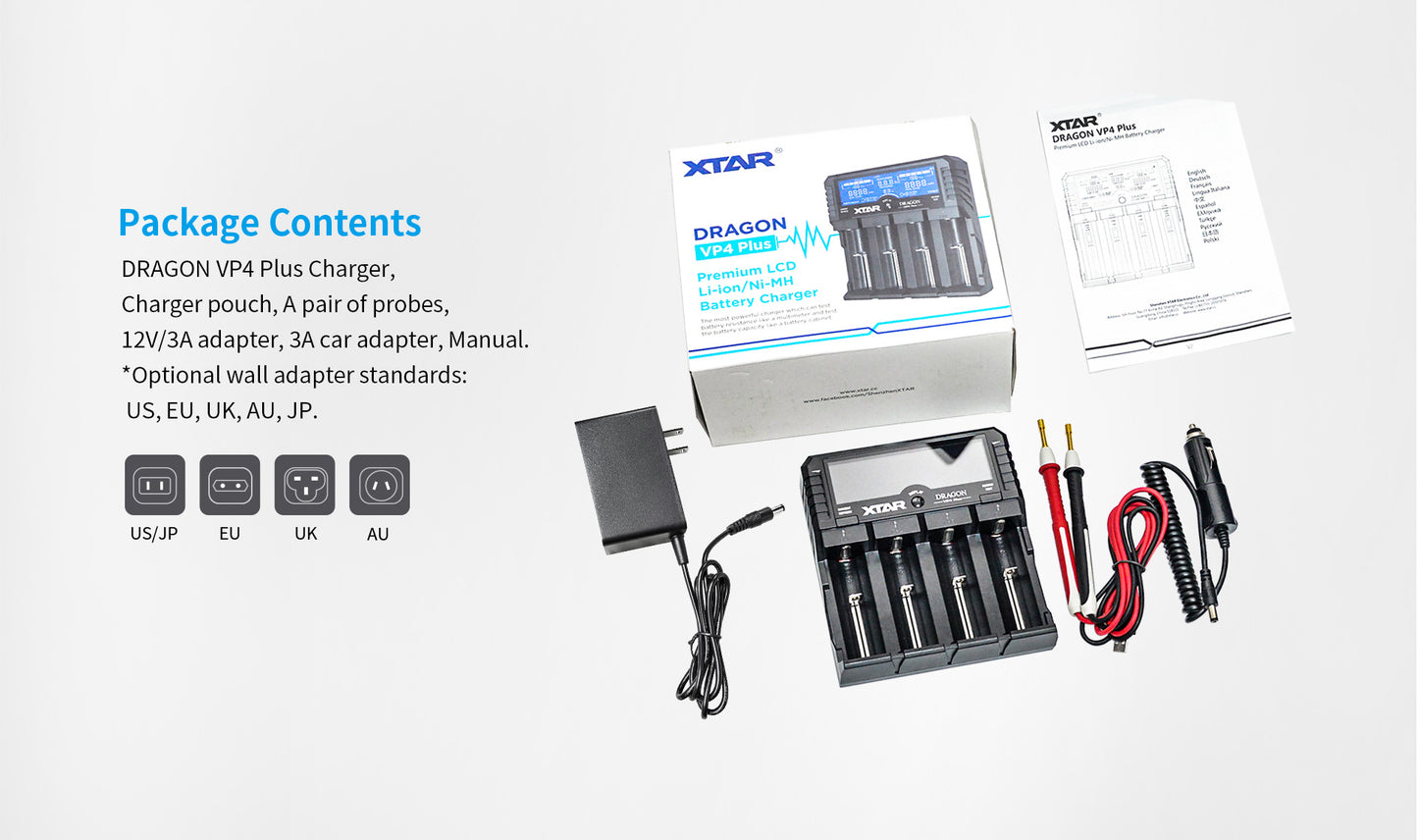 XTAR DRAGON VP4 Plus Battery Charger