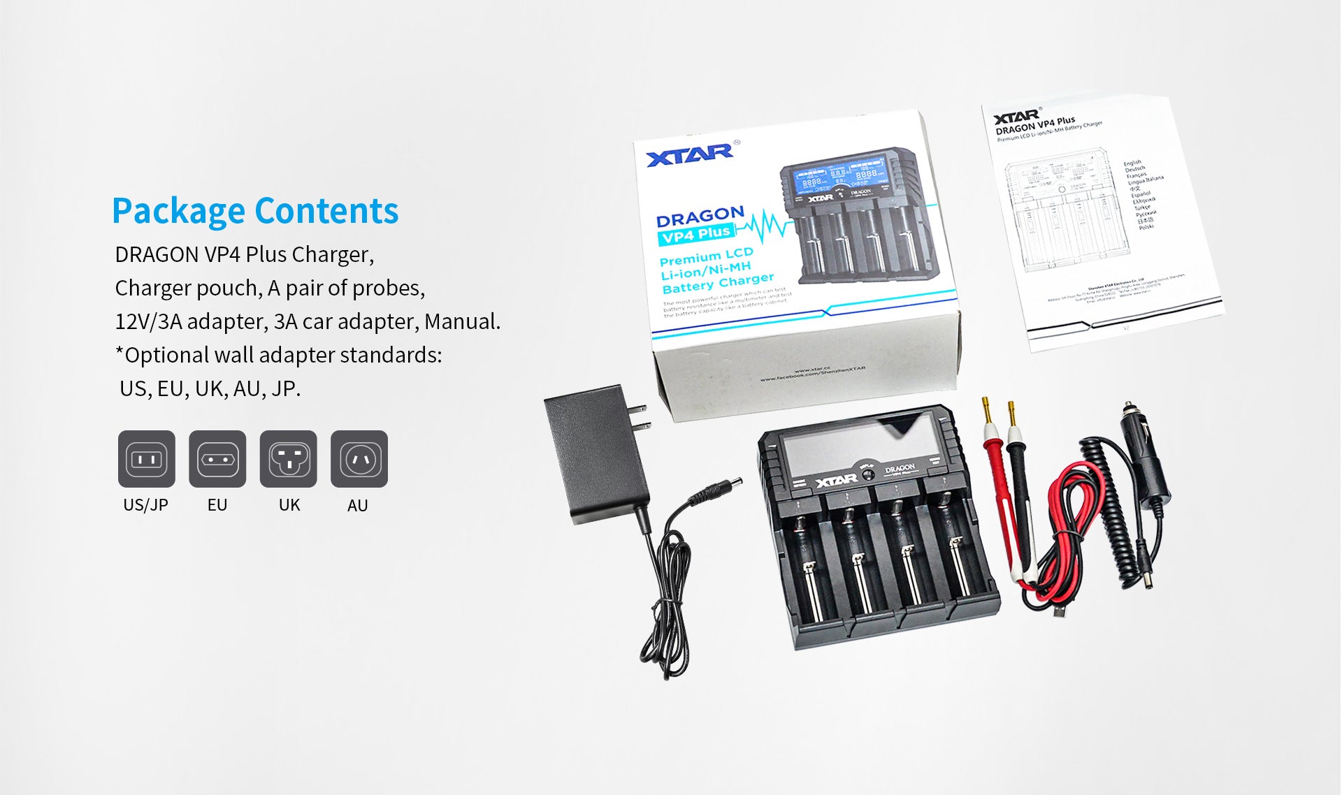 XTAR DRAGON VP4 Plus Battery Charger