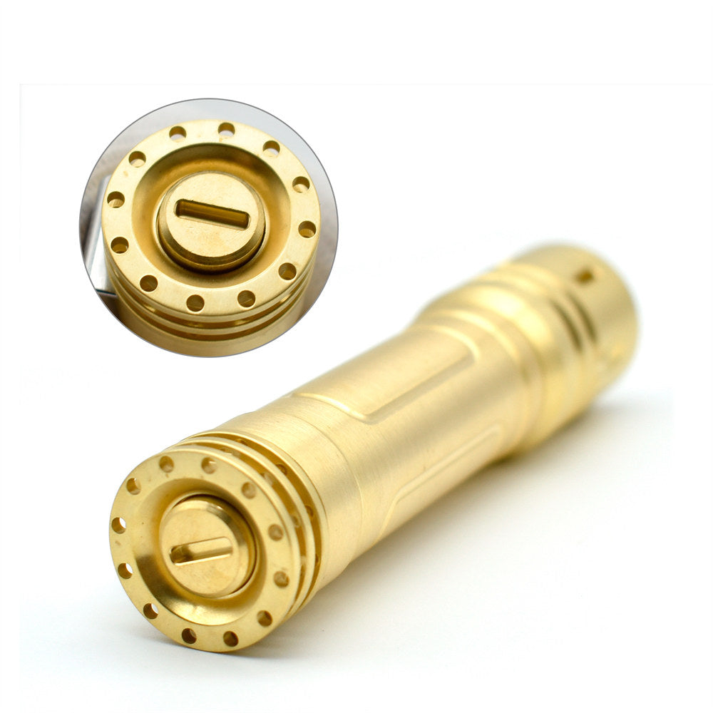 ReyLight Lan Brass Custom LED Flashlight