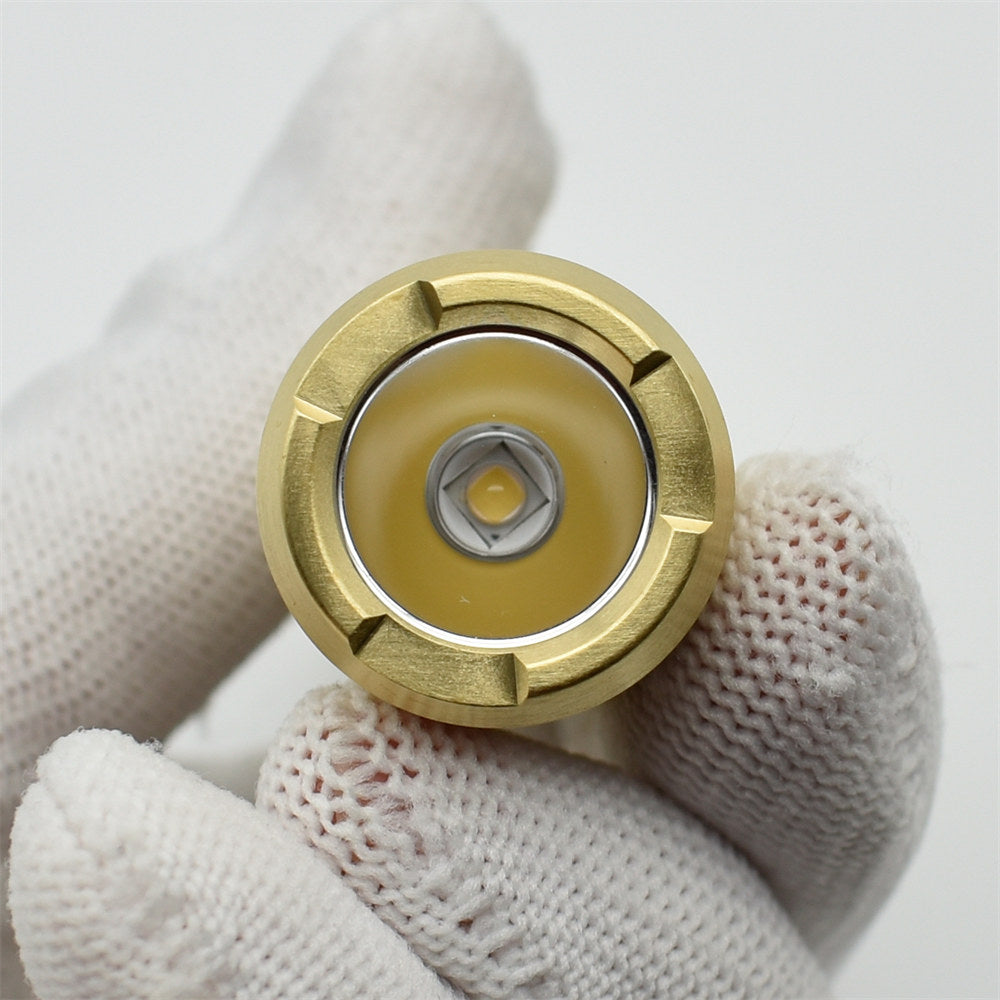 ReyLight Lan Brass Custom LED Flashlight