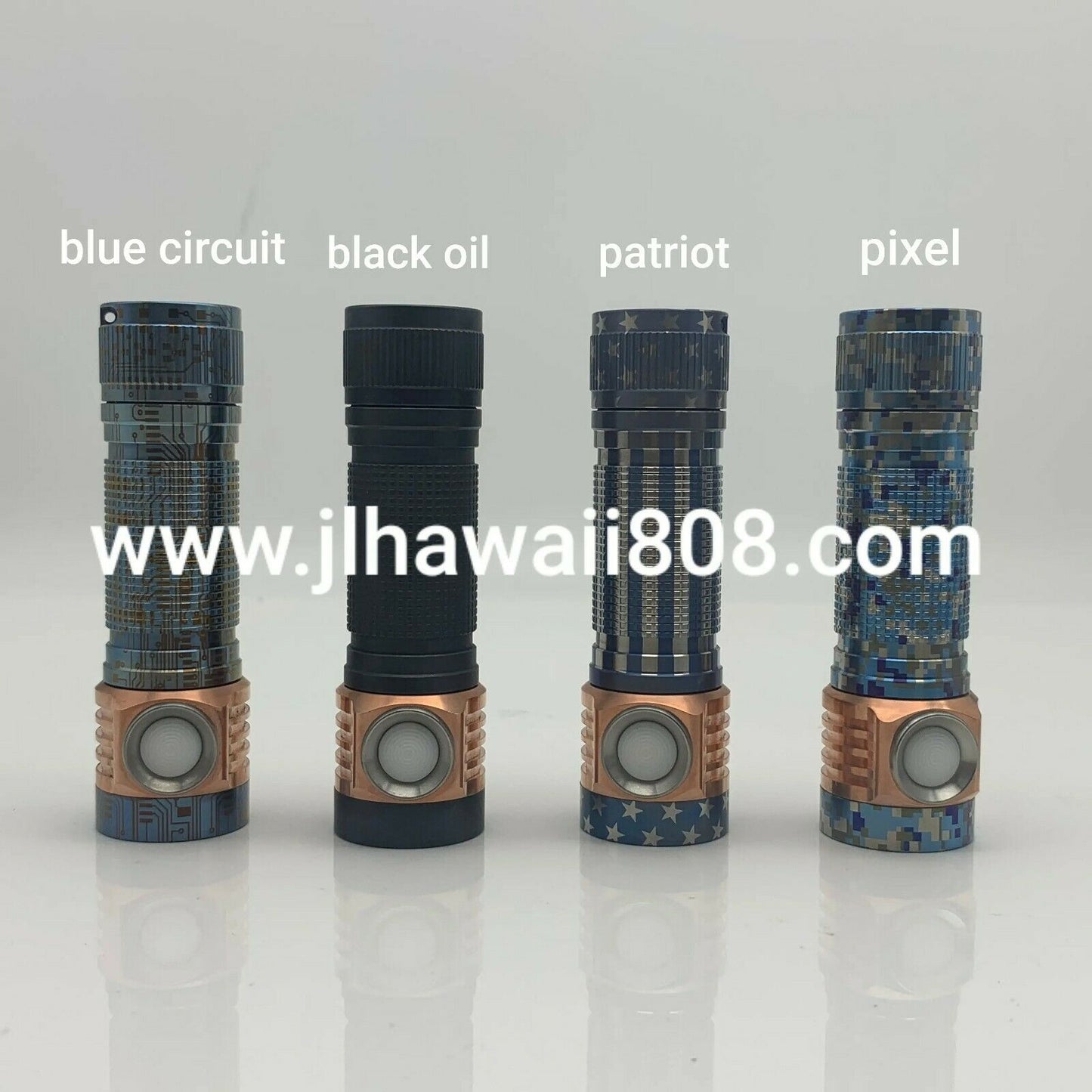 Emisar D4v2 Titanium Patriot Nichia 219b High CRI Led Flashlight