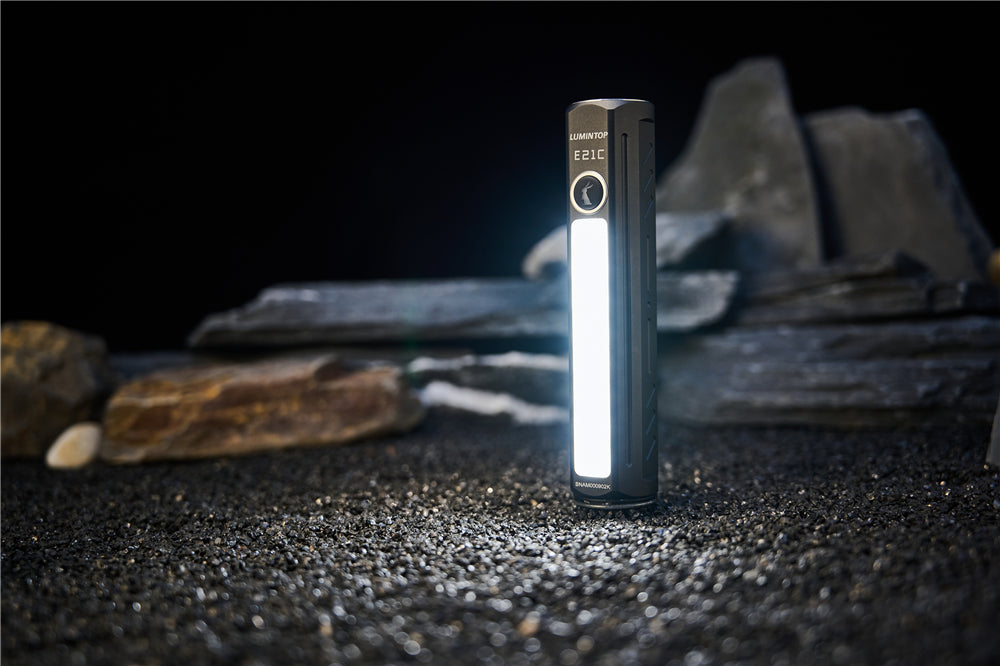 Lumintop E21C 1600 Lumens Type-C Rechargeable Dual Light Sources Magnetic Outdoor LED Flashlight