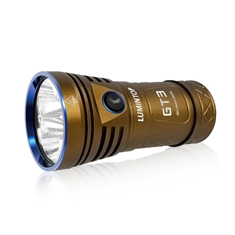 Lumintop BLF GT3 18000 Lumens Triple XHP70.2 LED Outdoor Flashlight SAND