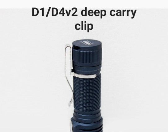 Emisar Noctigon Stainless Pocket Clips