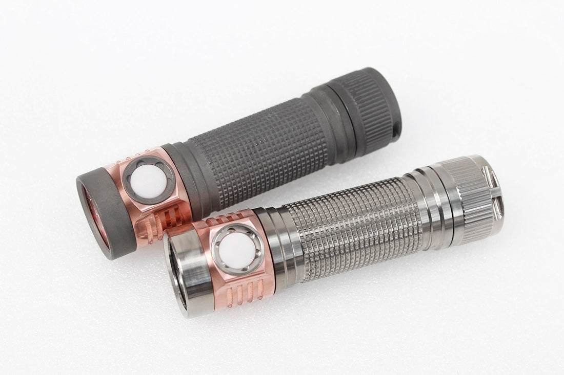 Emisar D4K Titanium 2CH 2-CH Tint Ramp 1*2700 High Power Quad EDC LED Flashlight