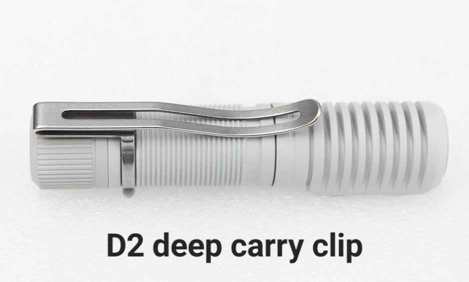 Emisar Noctigon Stainless Pocket Clips