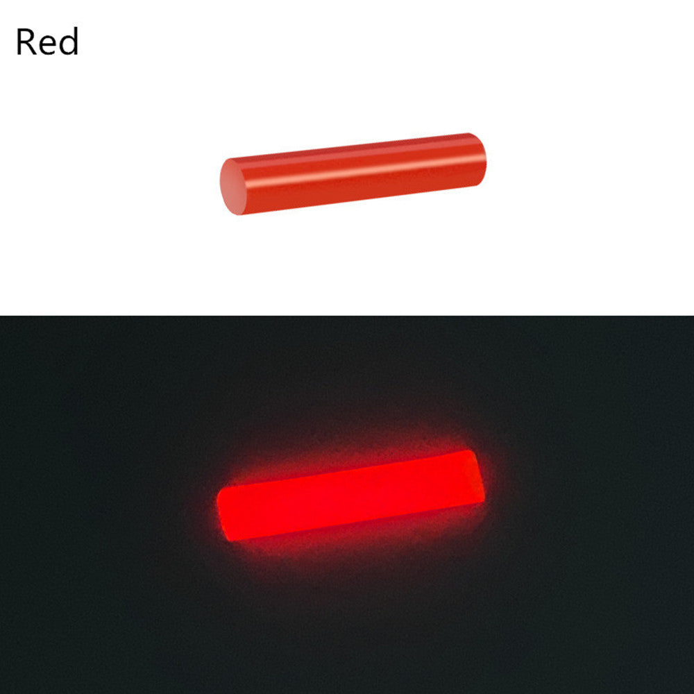 GITD Glow in The Dark Glow tubes LUMINTOP RED 1.5x6mm