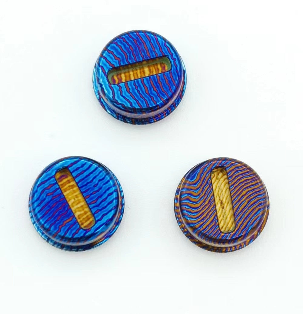 ReyLight Timascus Button For Pineapple/Pineapple Mini/Dawn