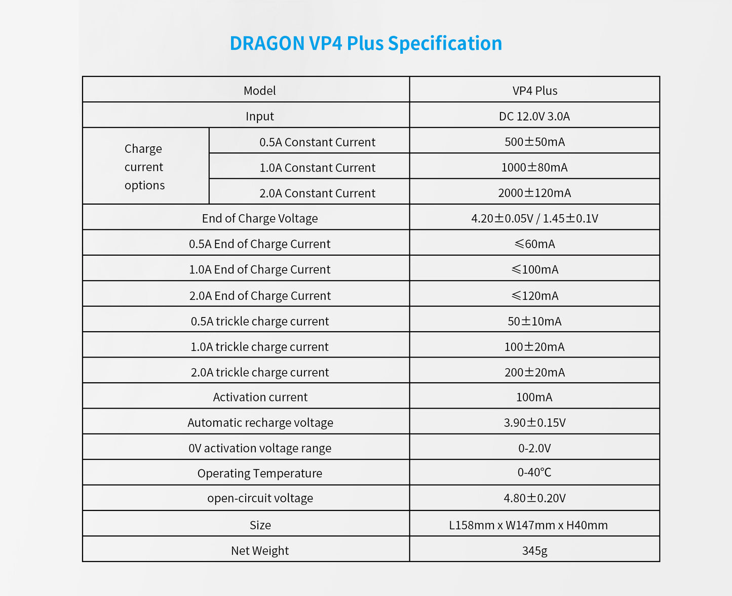 XTAR DRAGON VP4 Plus Battery Charger