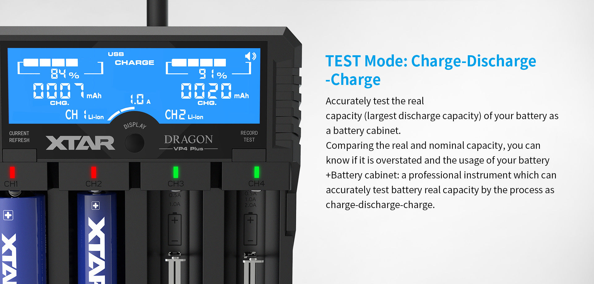 XTAR DRAGON VP4 Plus Battery Charger