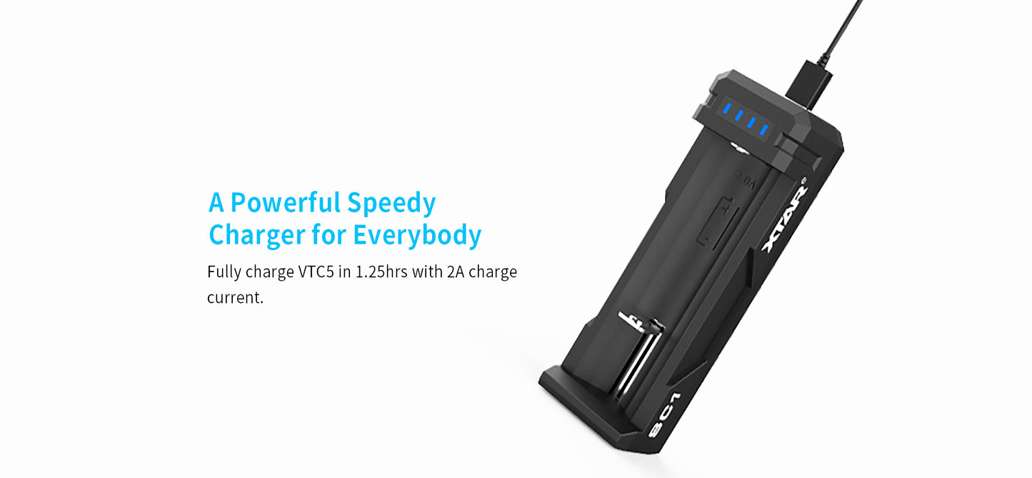 XTAR SC1 2A Fast Lithium-Ion Battery Charger