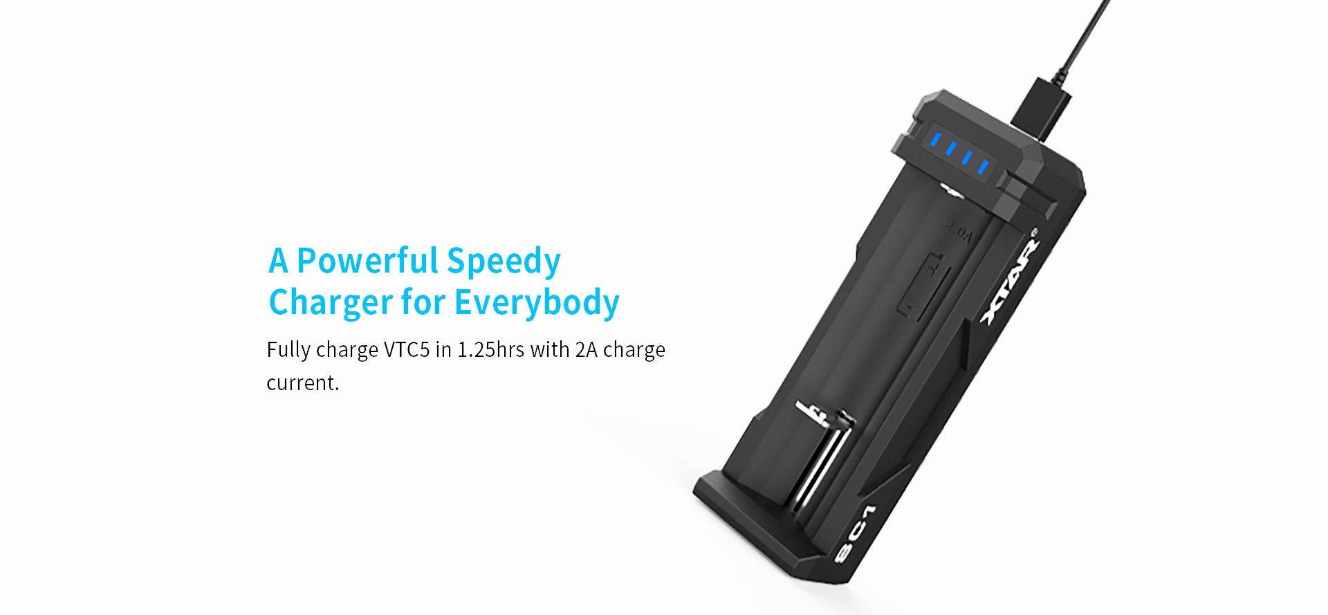 XTAR SC1 2A Fast Lithium-Ion Battery Charger