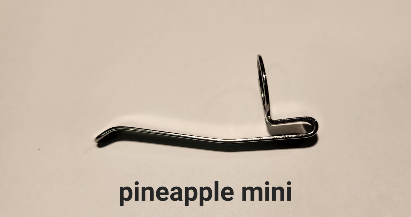 ReyLight Replacement Parts PINEAPPLE MINI CLIP (OLD GEN RAW SS)