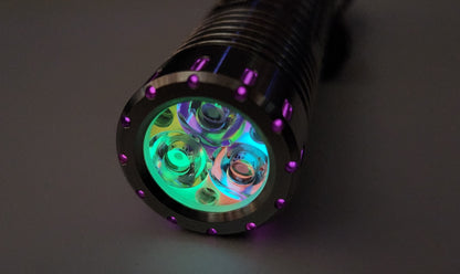 ReyLight Dawn Triple V2 Titanium Custom LED Flashlight