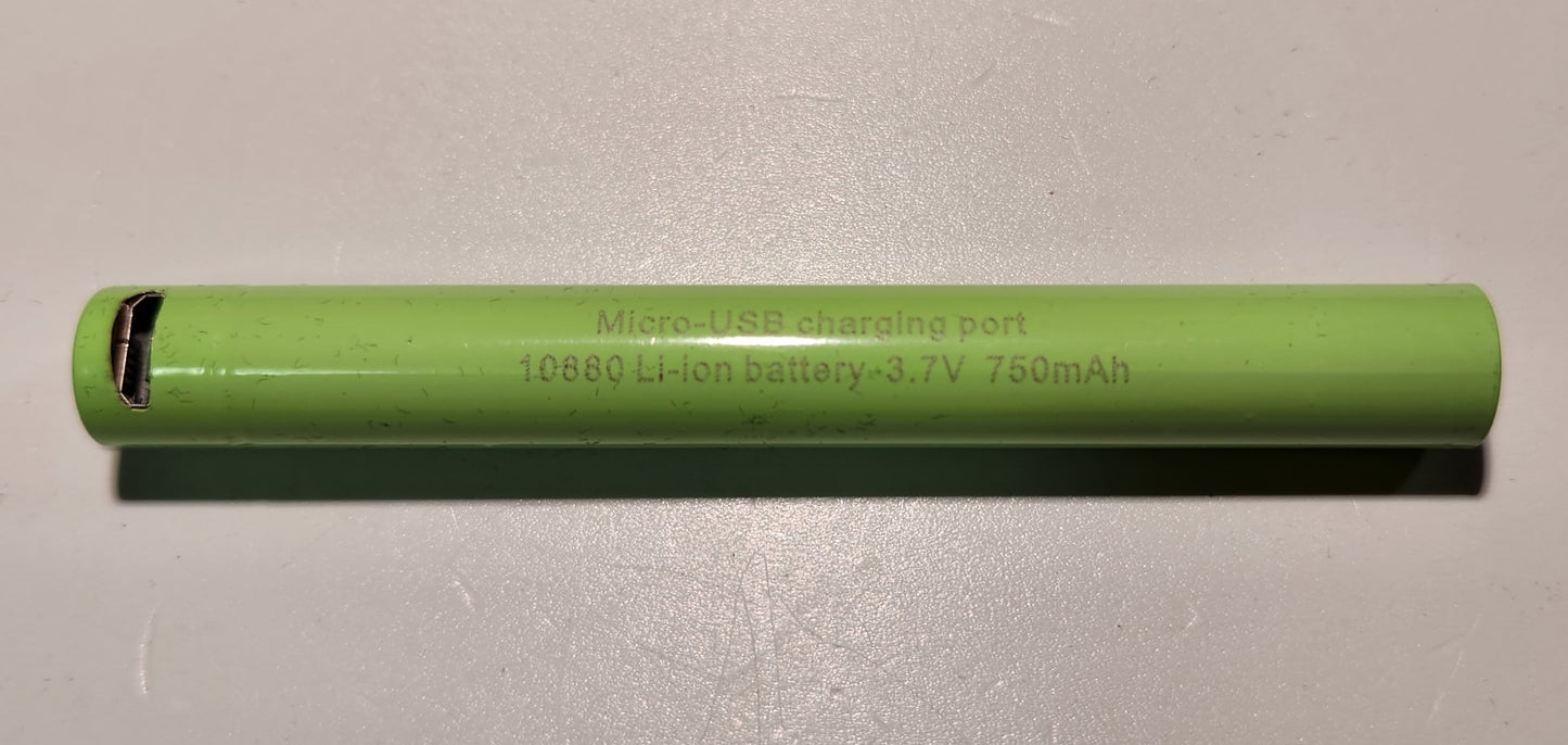 10880 750mAh 3.7V Lithium-Ion Rechargeable Battery