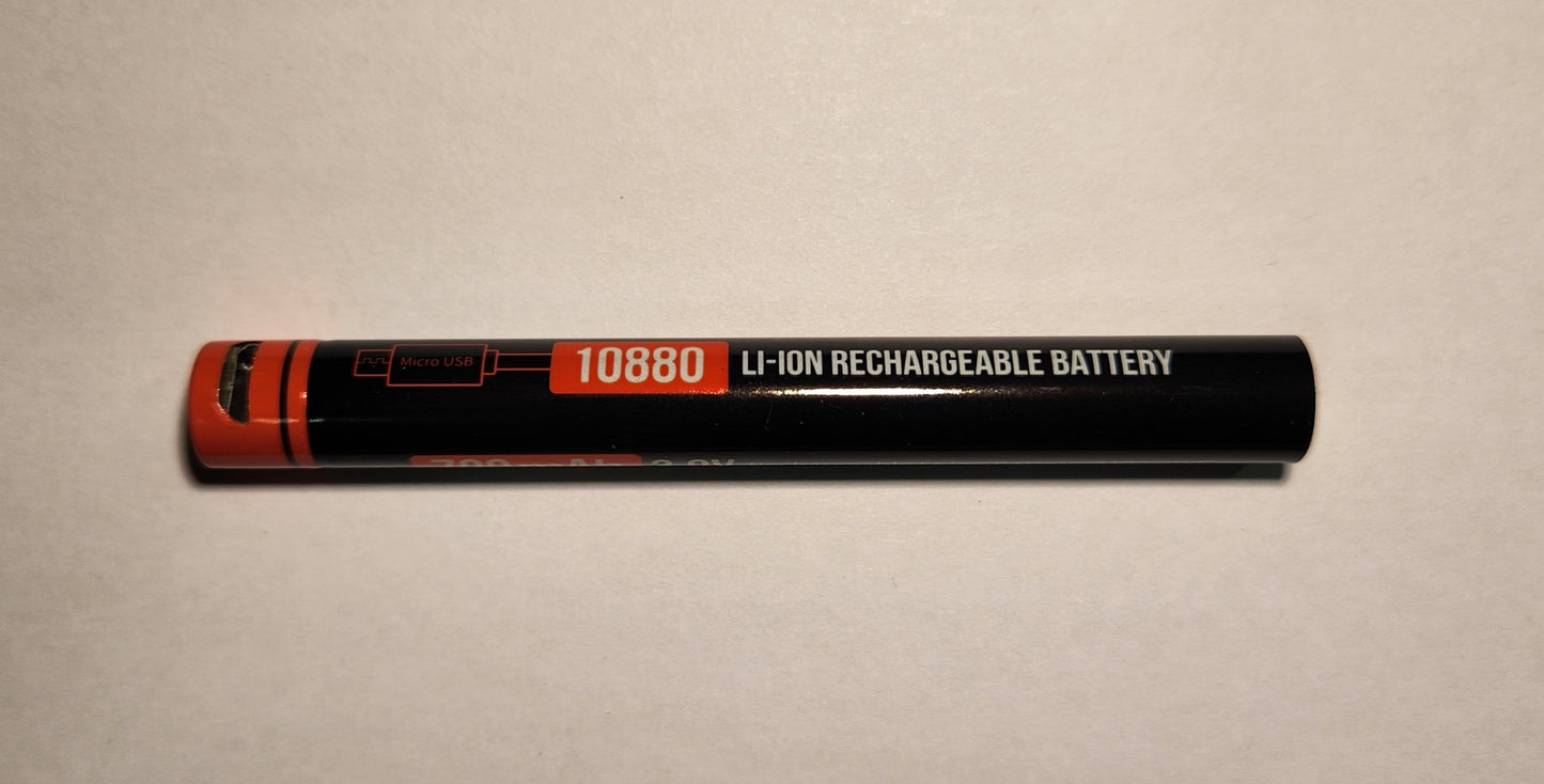 10880 750mAh 3.7V Lithium-Ion Rechargeable Battery **** HAS TO BE SHIPPED WITH FLASHLIGHT + FEDEX ***