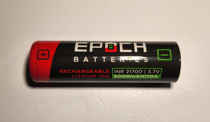 Epoch 21700 5000mAh Button Top 10A **** HAS TO BE SHIPPED WITH FLASLIGHT + FEDEX ***