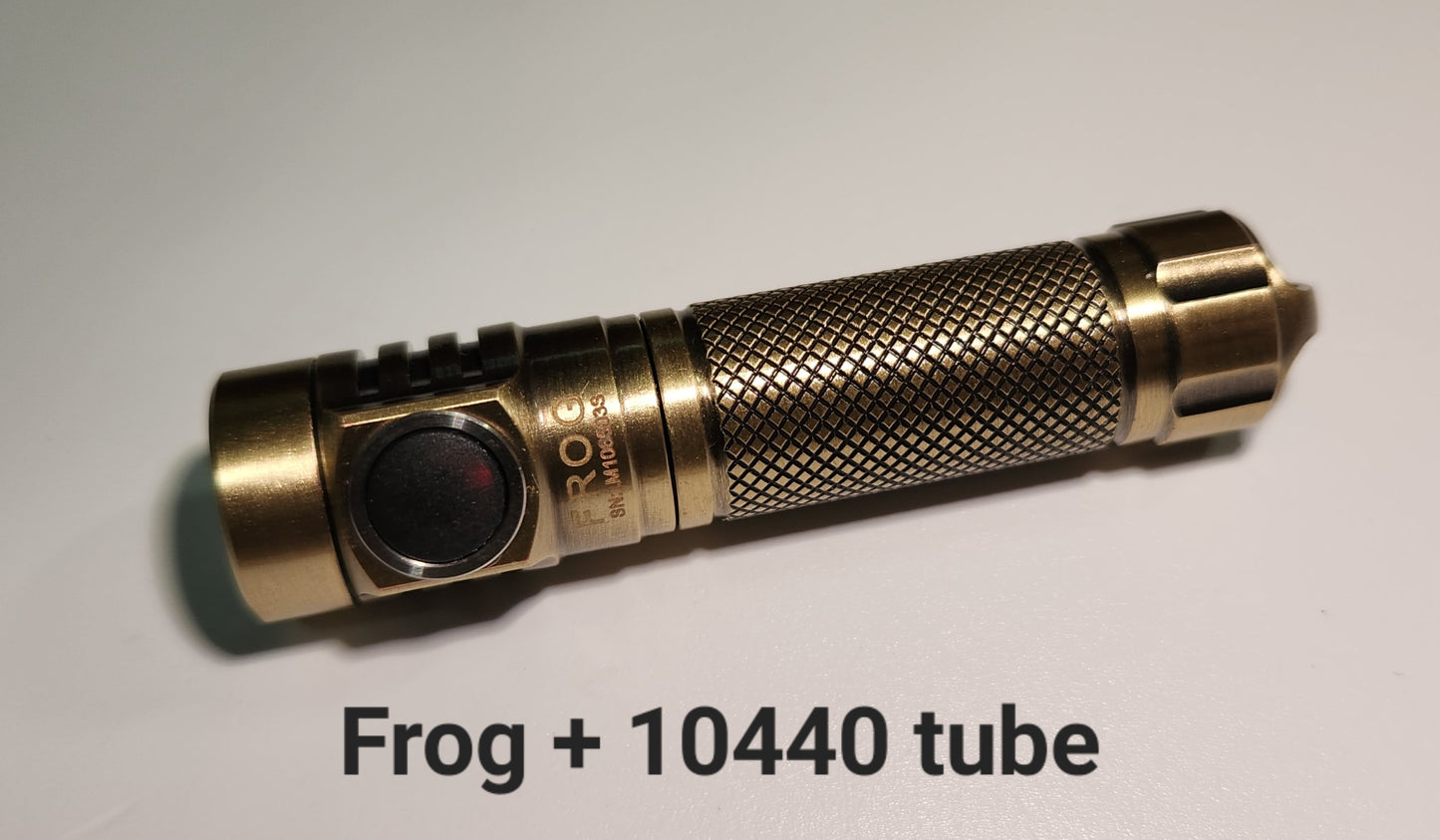 Lumintop Frog in Aluminum Color Brown 570 Lumens EDC Mini Flashlight