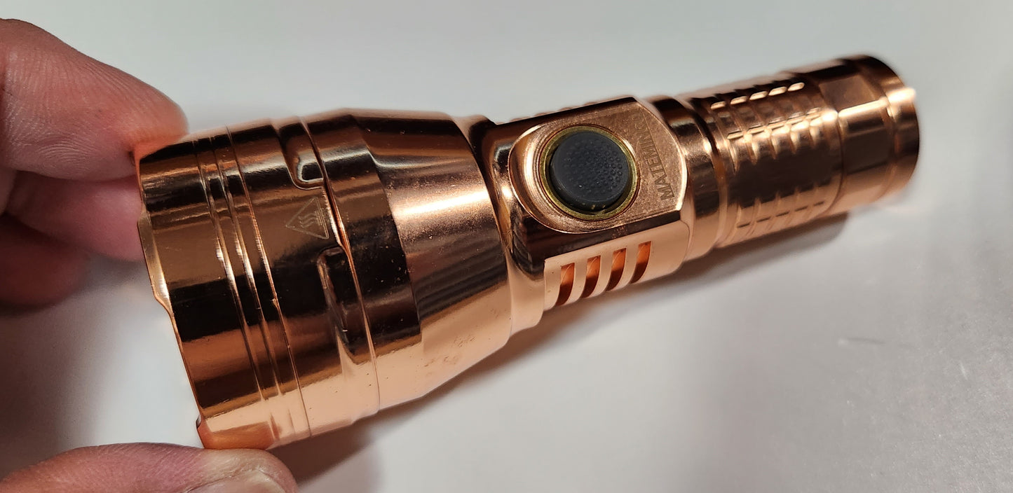 Mateminco MT35mini-S Copper OR Brass USB Type-C LED Flashlight