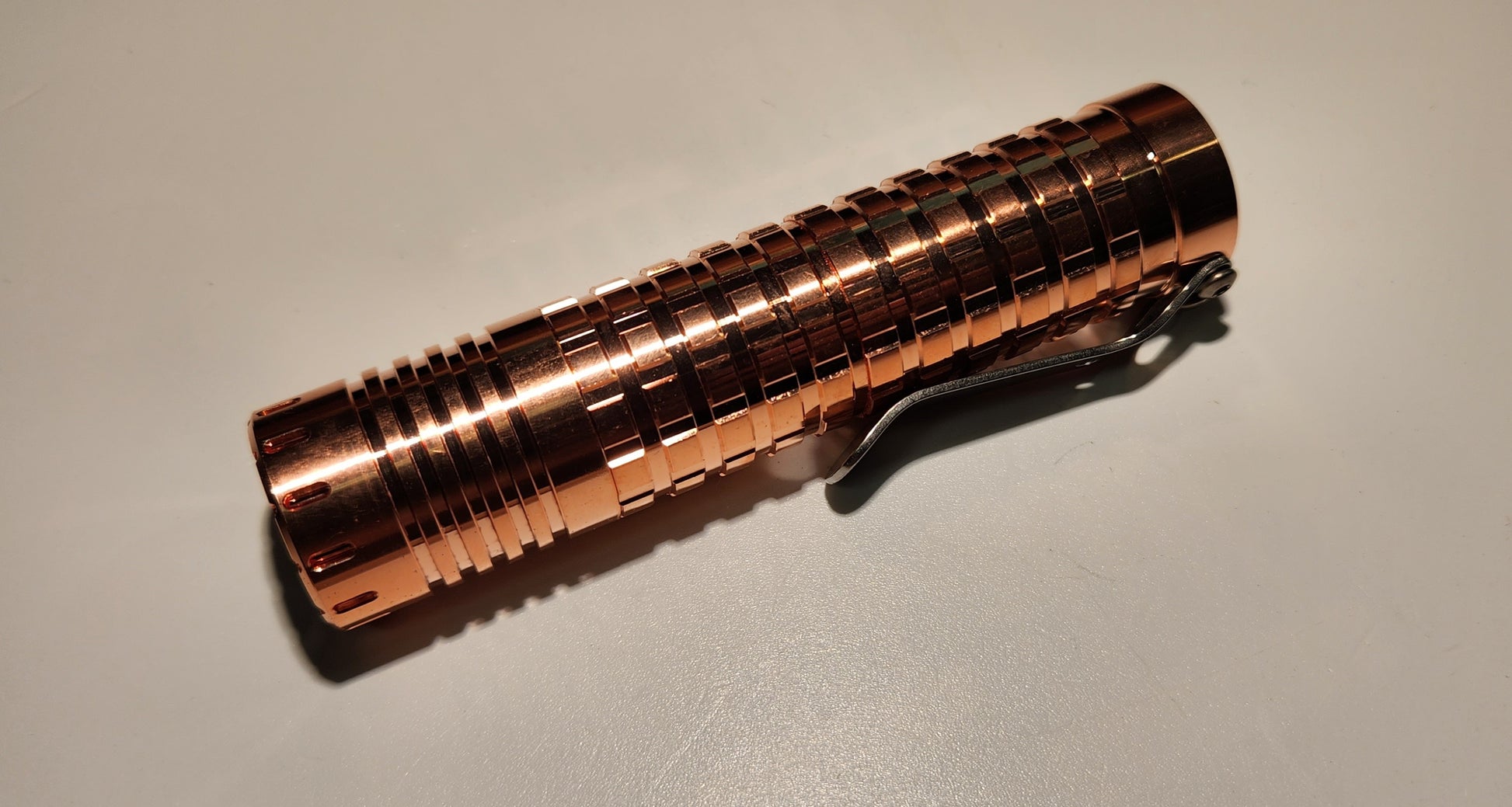 ReyLight Dawn Triple V2.2 - Copper, Brass, Nichia 519a 4000K R9080 COPPER V2.1