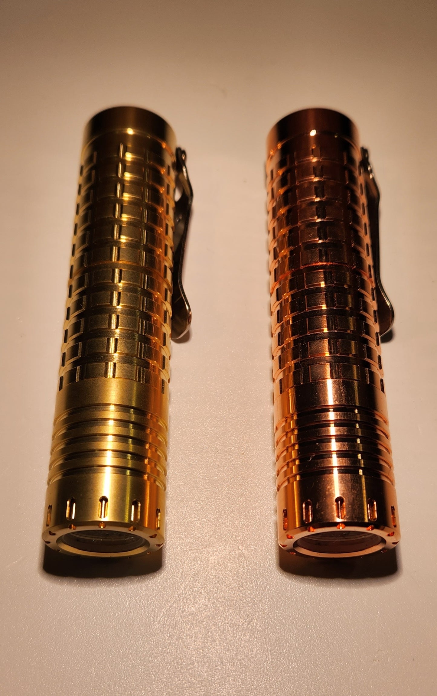 ReyLight Dawn Triple V2.2 - Copper, Brass, Nichia 519a 4000K R9080