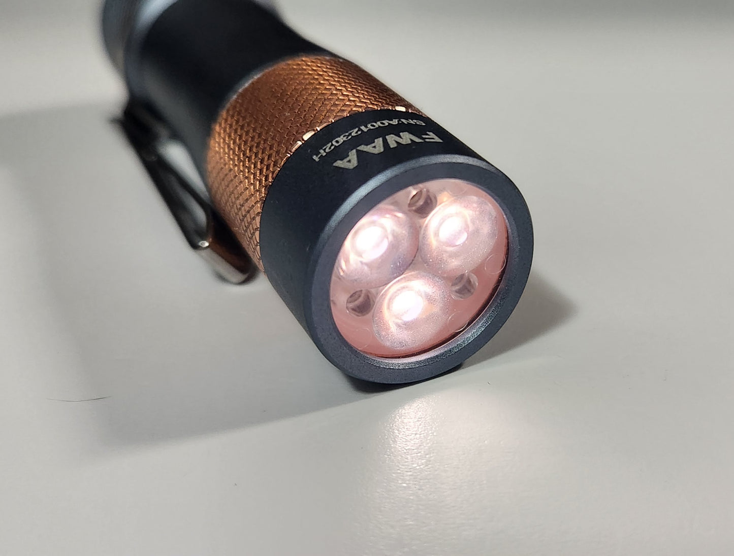 Lumintop FWAA Aluminum + Copper Nichia 519a 14500 LED Flashlight