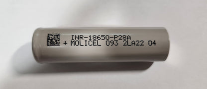 Molicel P28B 18650 2800mAh 35A Lithium-Ion Rechargeable Battery