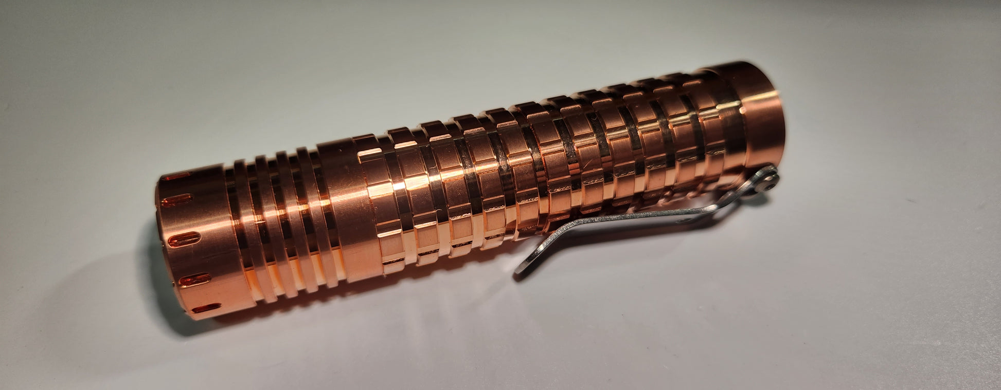 ReyLight Dawn Triple V2 Titanium, Copper or Brass Custom + RGB Auxiliaries COPPER