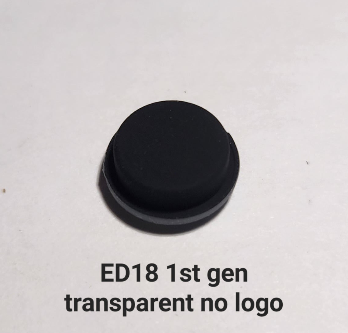 Lumintop Flashlight Replacement Rubber Button EDC18 1ST GEN TRANSPARENT (NO LOGO)