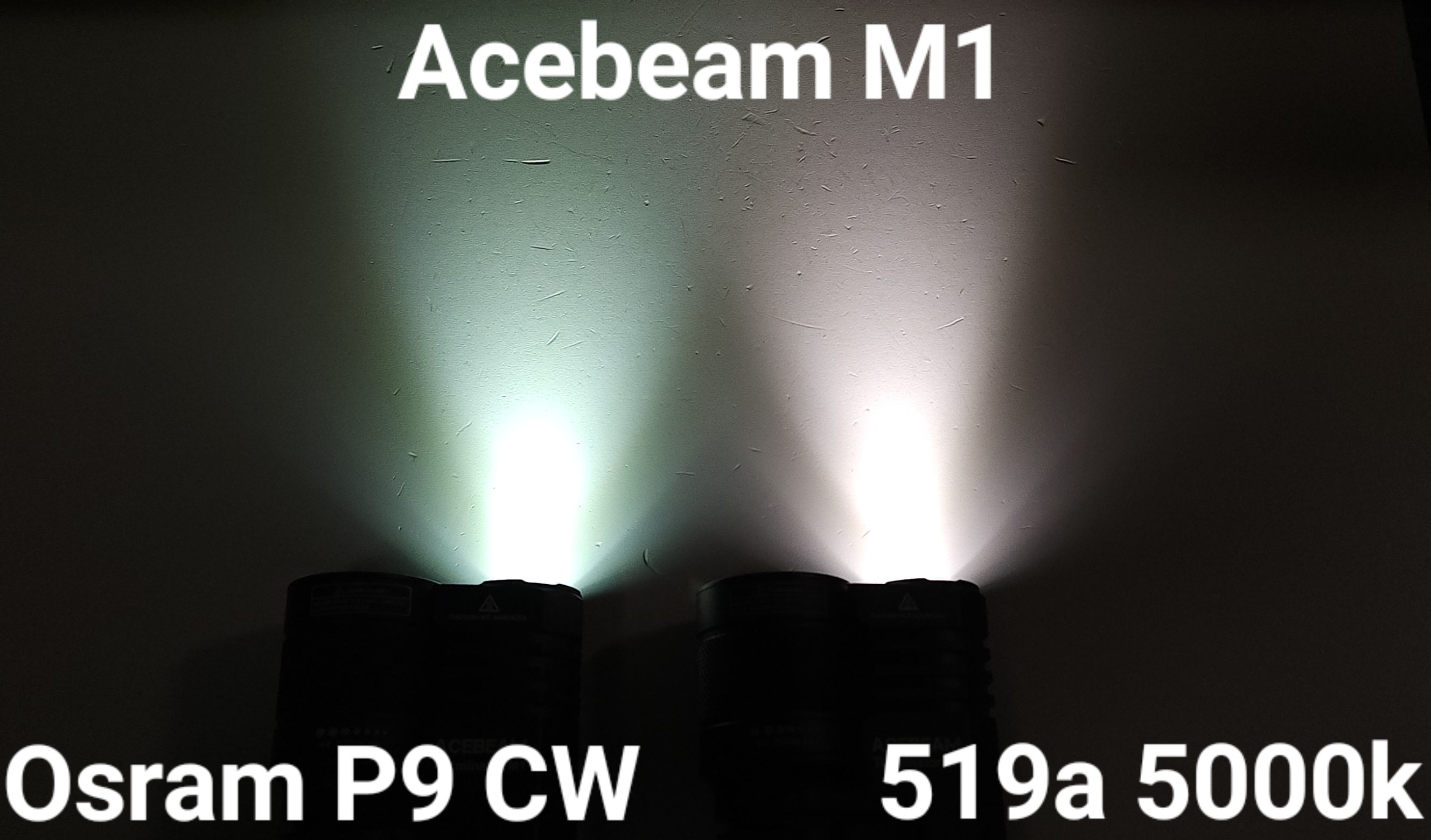 Acebeam Terminator M1 Dual Head LED LEP Flashlight (Limited