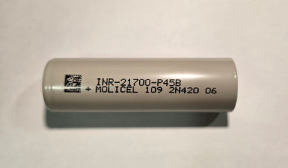 Molicel P45B 4500mAh 21700 45A Lithium-ion Rechargeable Battery **** HAS TO BE SHIPPED WITH FLASHLIGHT + FEDEX ***
