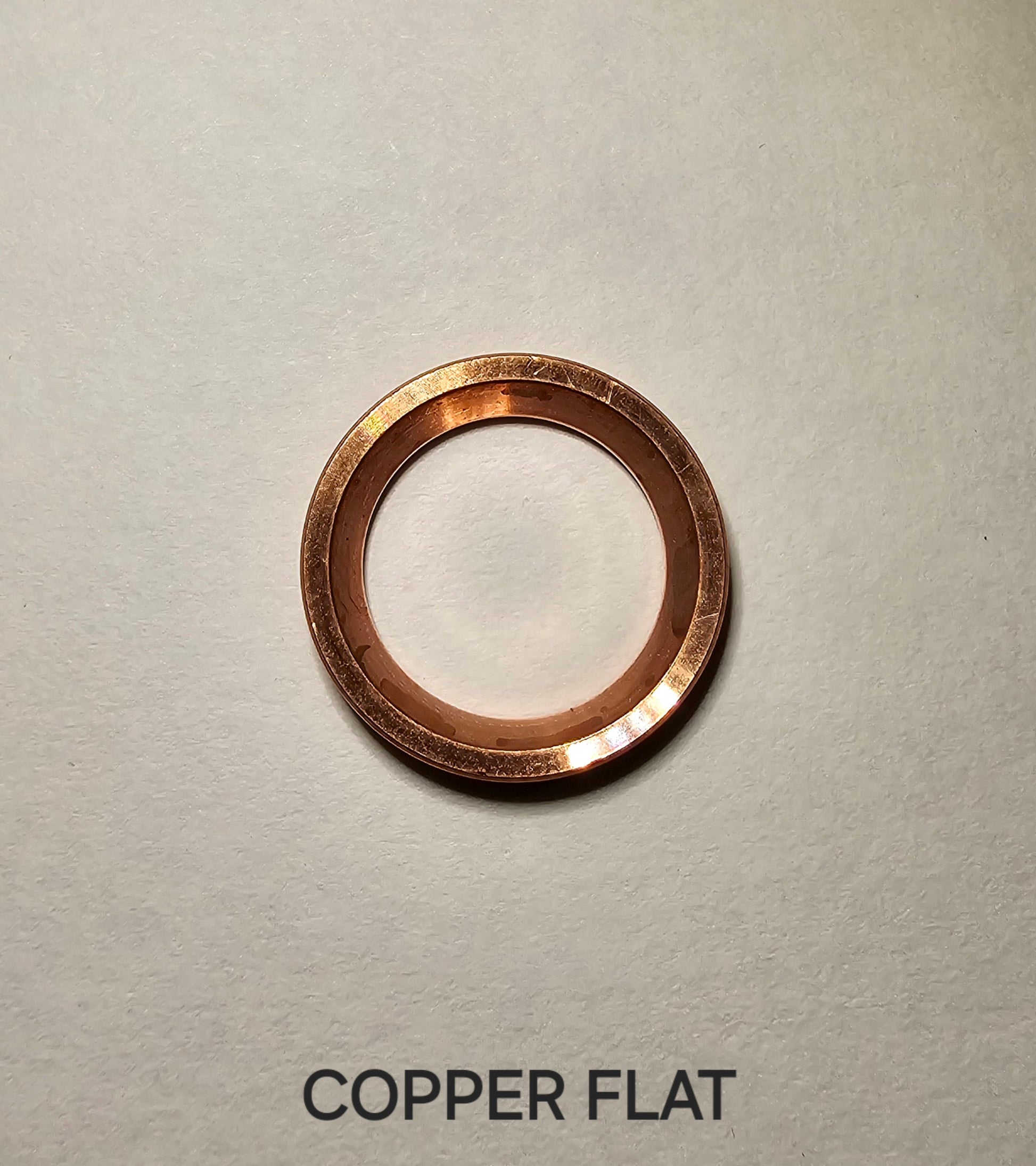 Emisar/Noctigon replacement Switch Ring/Button COPPER FLAT (PRESSED)