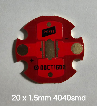 Emisar Noctigon XP Raw MCPCB Custom 20 X 1.5MM MCPCB 4040SMD