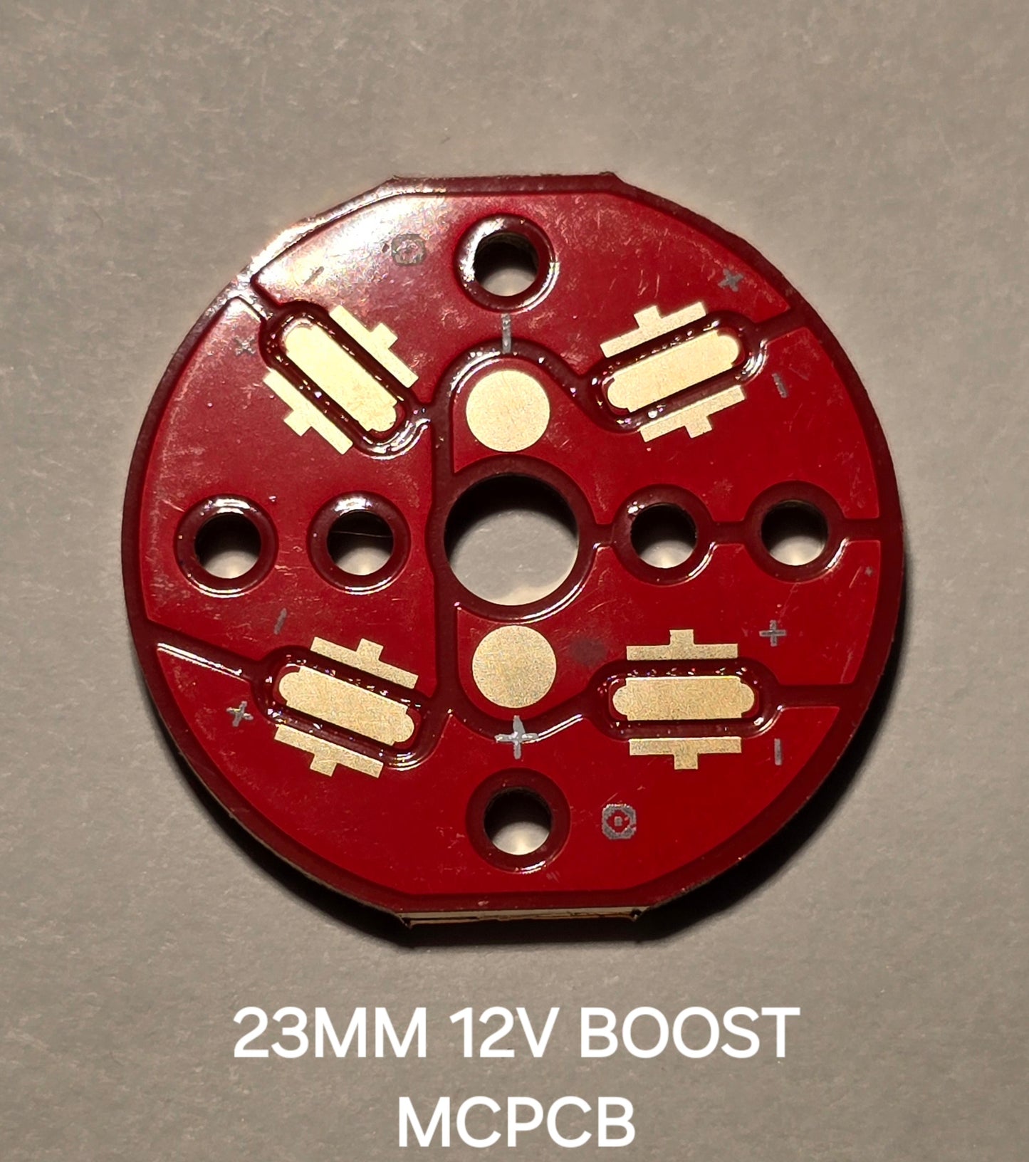 Emisar Noctigon XP Raw MCPCB Custom 23 X 2MM D4V2 D4K DW4 KR4 QUAD 4S 12V MCPCB (BOOST DRIVER)