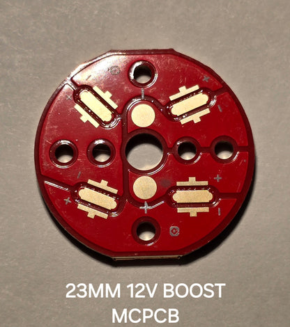 Emisar Noctigon XP Raw MCPCB Custom 23 X 2MM D4V2 D4K DW4 KR4 QUAD 4S 12V MCPCB (BOOST DRIVER)