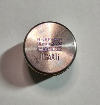 Emisar Noctigon Replacement Tailcap Tail Caps D4/D4V2/D1/D1K/D4K/D4SV2/KR4 D3AA TITANIUM RAW