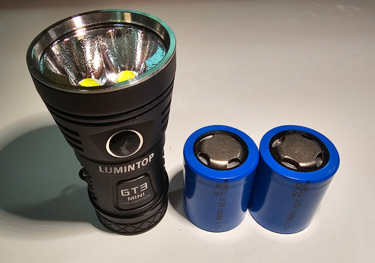 Lumintop GT3 Mini 6500 Lumens 3 X XHP50.2 Outdoor 26350 Flashlight *SPECIAL* FREE 3 X BATTERIES (HAS TO SHIP FEDEX)