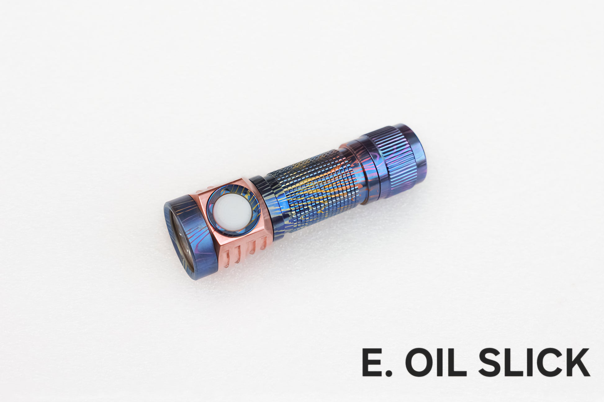 Emisar D3AA Titanium Colorful Series 14500/AA LED Flashlight E. OIL SLICK