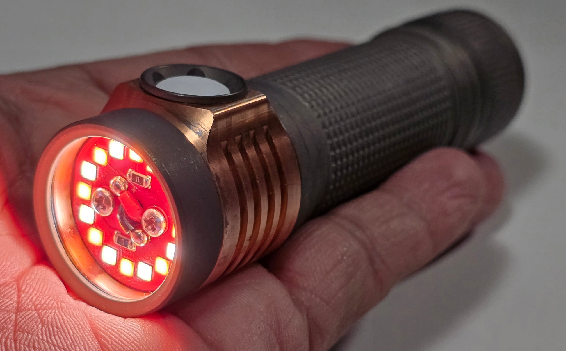 Emisar D4K Titanium 21700 High Power LED Flashlight "CUSTOM BUILT-TO-ORDER"