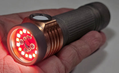 Emisar D4K Titanium 21700 High Power LED Flashlight "CUSTOM BUILT-TO-ORDER"